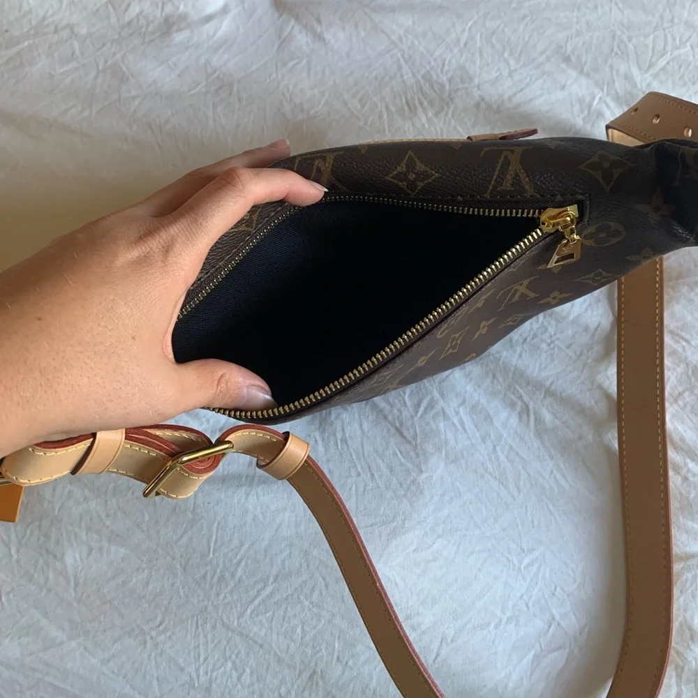 LV Louis Vuitton Discontinued Bumbag brown canvas authentic No trades - Picture 10 of 16